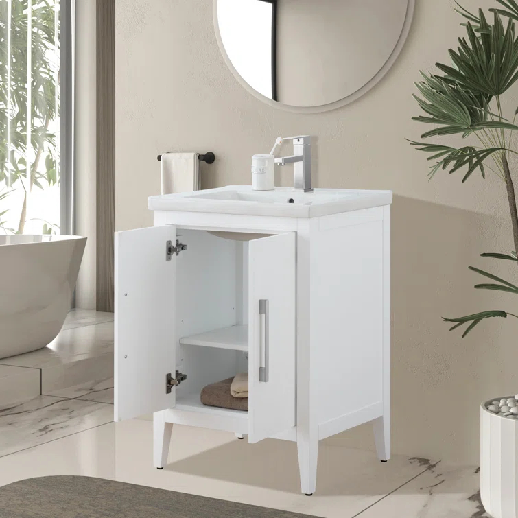 24" Single Bathroom Vanity Set
