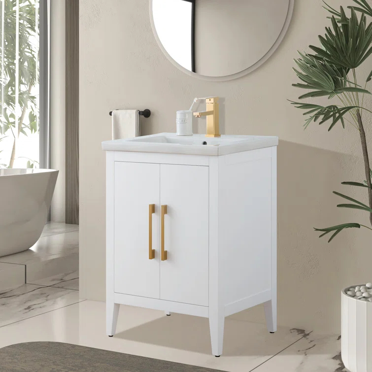 24" Single Bathroom Vanity Set