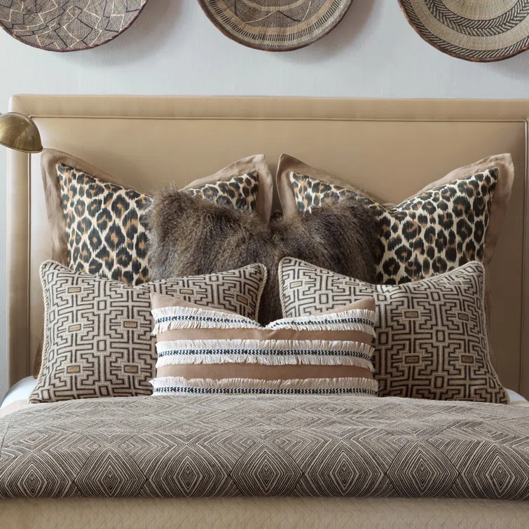 Naya Eclectic Cotton Blend Geometric Shapes Duvet Cover Set