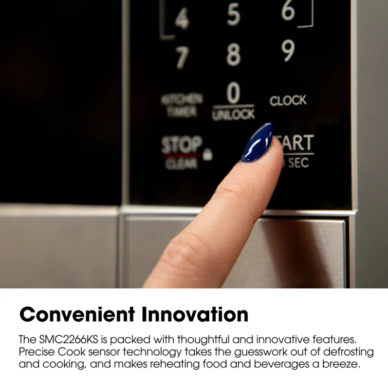 2.2 cuft 1200W Countertop Microwave Oven