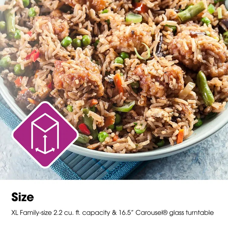 2.2 cuft 1200W Countertop Microwave Oven