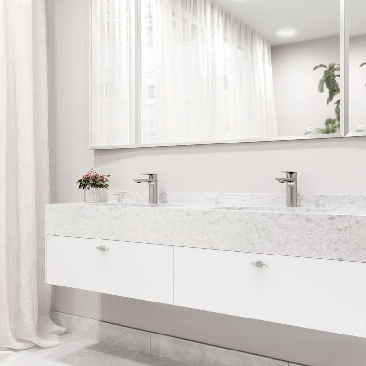 Davidson 6" H Single Handle Single Hole Bathroom Faucet