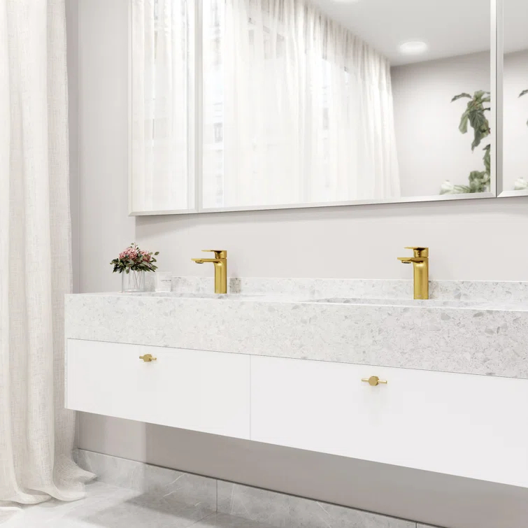 Davidson 6" H Single Handle Single Hole Bathroom Faucet