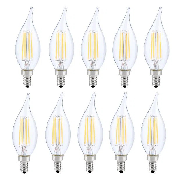 6W (60 Watt Equivalent) E12 Dimmable LED Candle Light Bulb