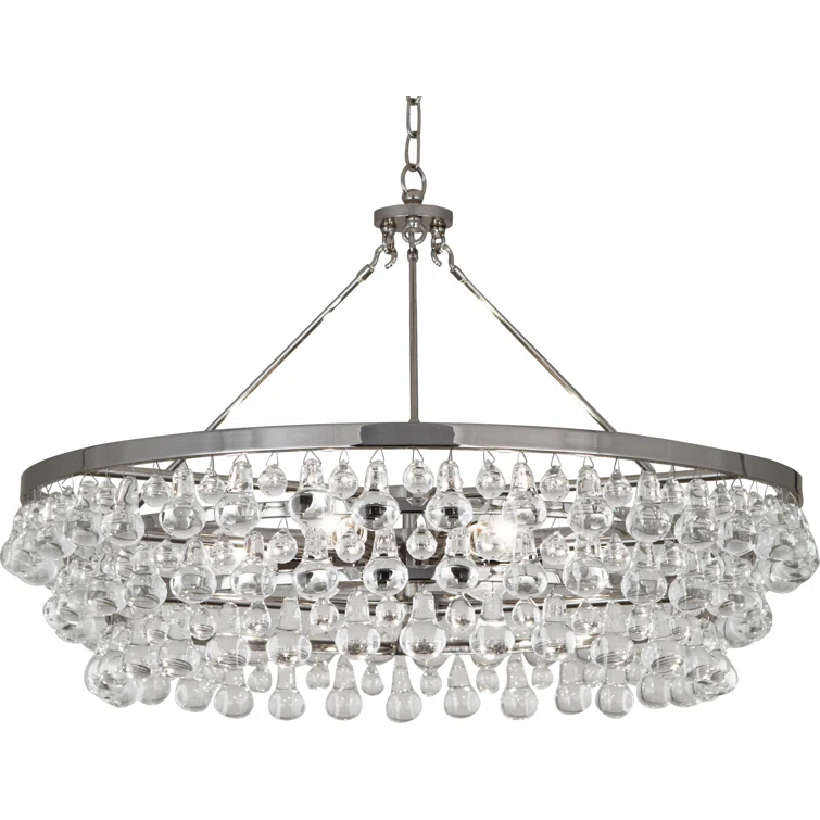 Robert Abbey Bling 6 - Light Dimmable Geometric Chandelier