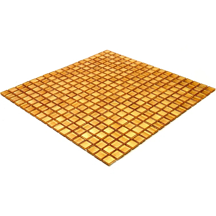 Skosh 0.6" x 0.6" Glass Grid Mosaic Wall & Floor Tile