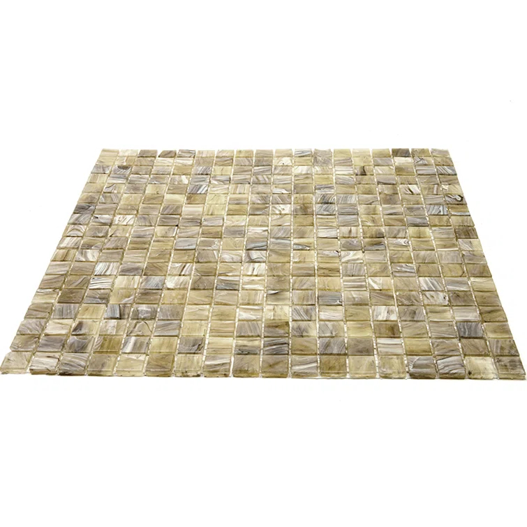 Skosh 0.6" x 0.6" Glass Grid Mosaic Wall & Floor Tile