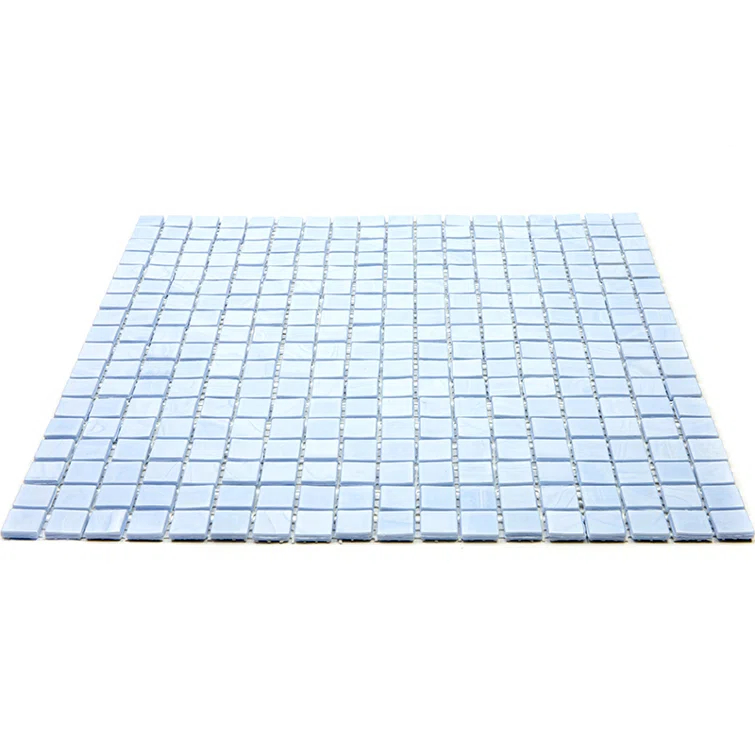 Skosh 0.6" x 0.6" Glass Grid Mosaic Wall & Floor Tile