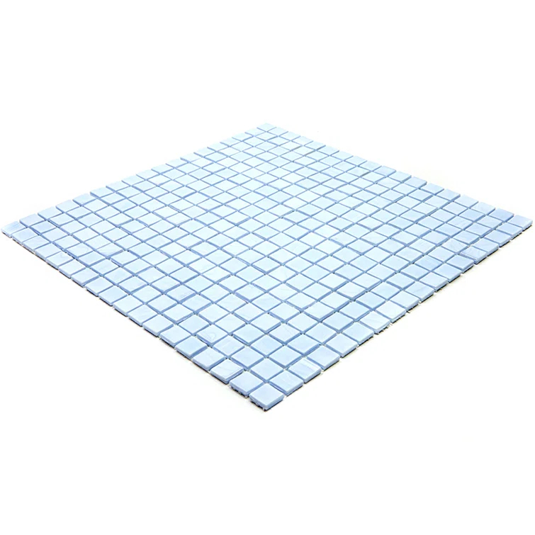 Skosh 0.6" x 0.6" Glass Grid Mosaic Wall & Floor Tile