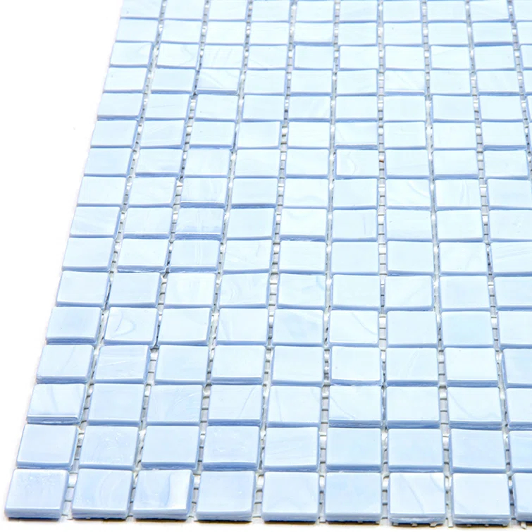 Skosh 0.6" x 0.6" Glass Grid Mosaic Wall & Floor Tile