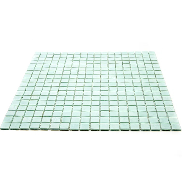 Skosh 0.6" x 0.6" Glass Grid Mosaic Wall & Floor Tile