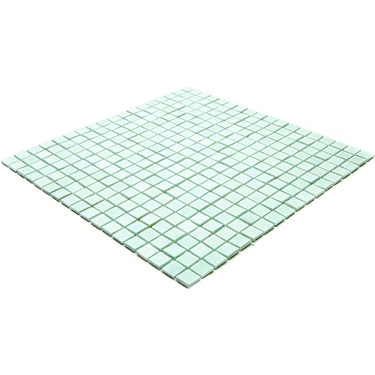 Skosh 0.6" x 0.6" Glass Grid Mosaic Wall & Floor Tile