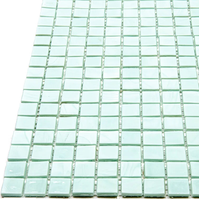 Skosh 0.6" x 0.6" Glass Grid Mosaic Wall & Floor Tile