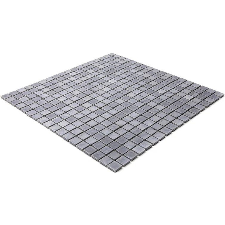 Skosh 0.6" x 0.6" Glass Grid Mosaic Wall & Floor Tile