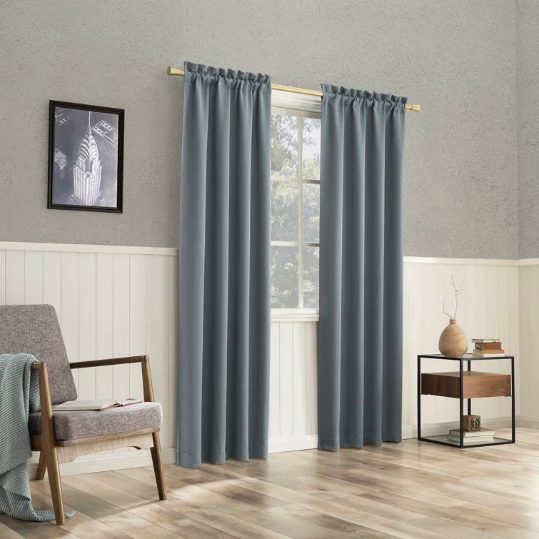 Wayfair Basics® Thermal Blackout Rod Pocket Curtain Panel