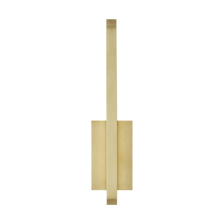 Banda 13" Natural Brass Dimmable LED Bath/Wall Sconce