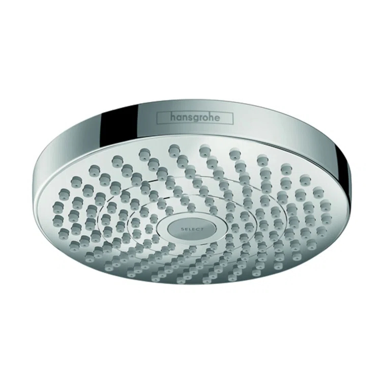 Croma S 180 2-Jet Rain Fixed Shower Head with Select