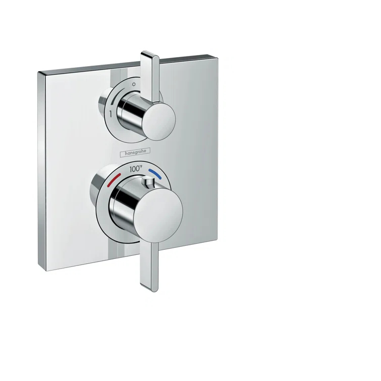 Ecostat Square Temperature Memory Thermostatic Valve Trim