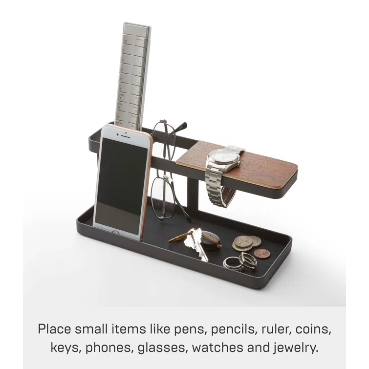 Yamazaki Home Countertop Spice Caddy, Storage And Organizer Rack, Steel, Anti-Slip Rubber Feet