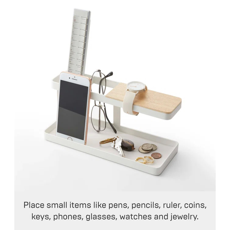 Yamazaki Home Countertop Spice Caddy, Storage And Organizer Rack, Steel, Anti-Slip Rubber Feet