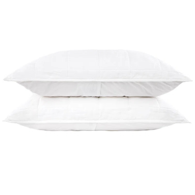 French Linen Box Stitch Quilted Sham Set