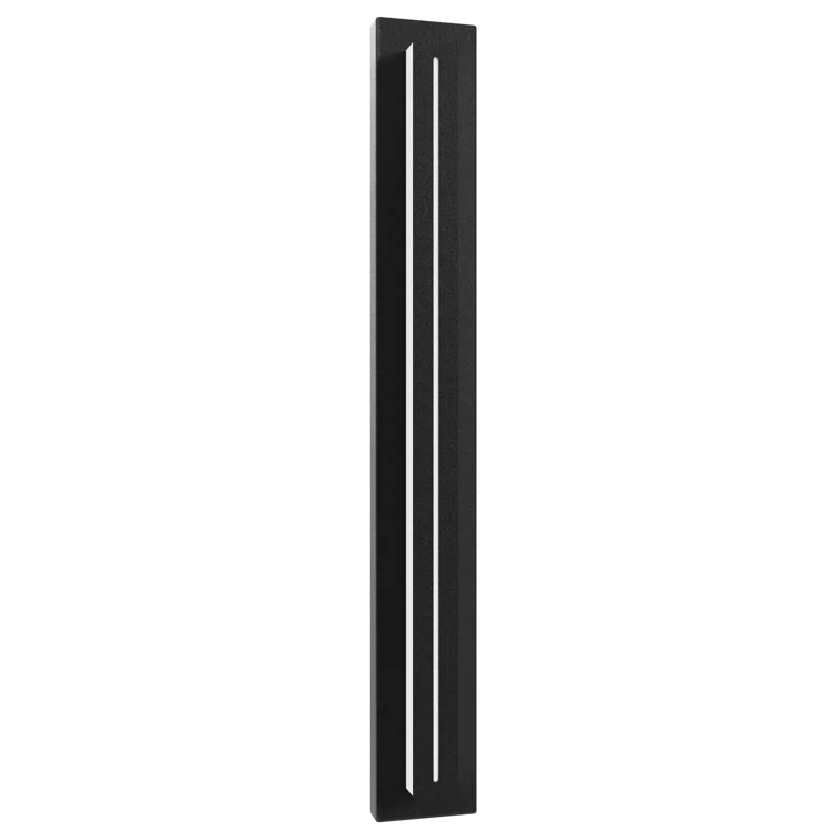Bel Air Modern Black LED Outdoor Wall Sconce, 38in Dimmable
