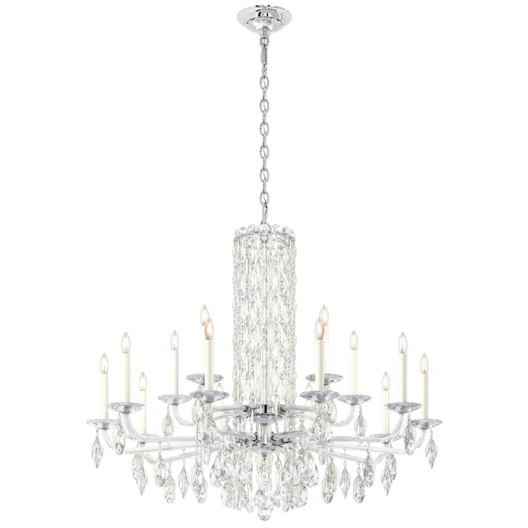 Sarella 15 - Light Glass Classic / Traditional Chandelier