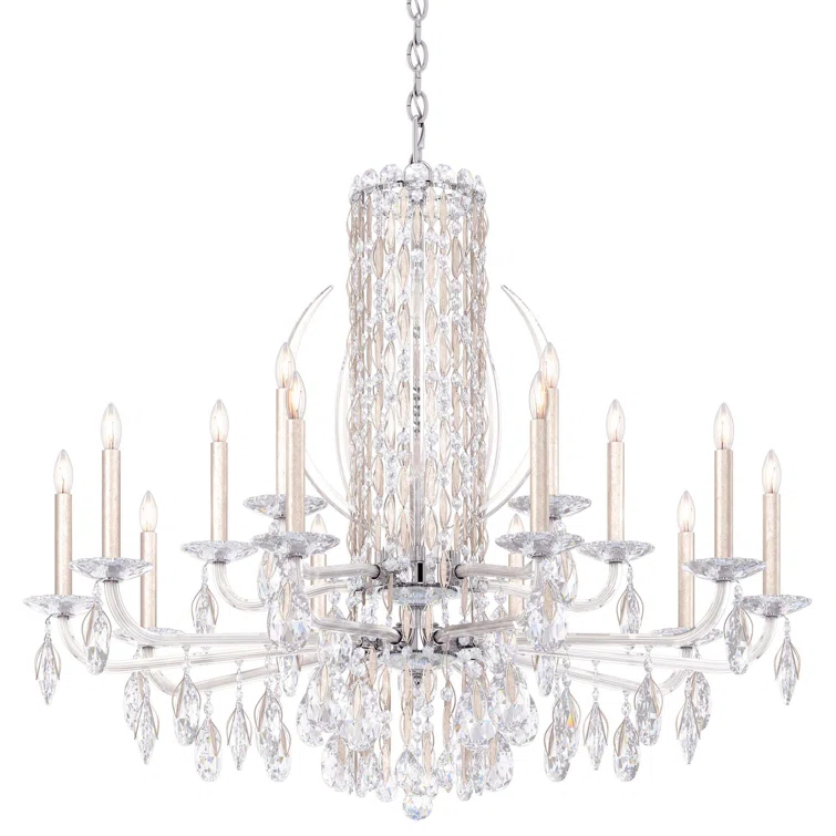 Sarella 15 - Light Glass Classic / Traditional Chandelier