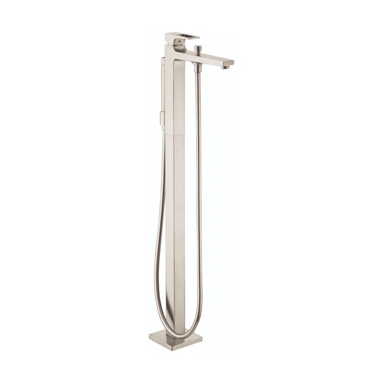 Metropol Single Handle Deck Mounted Freestanding Tub Filler Trim with Hand Shower