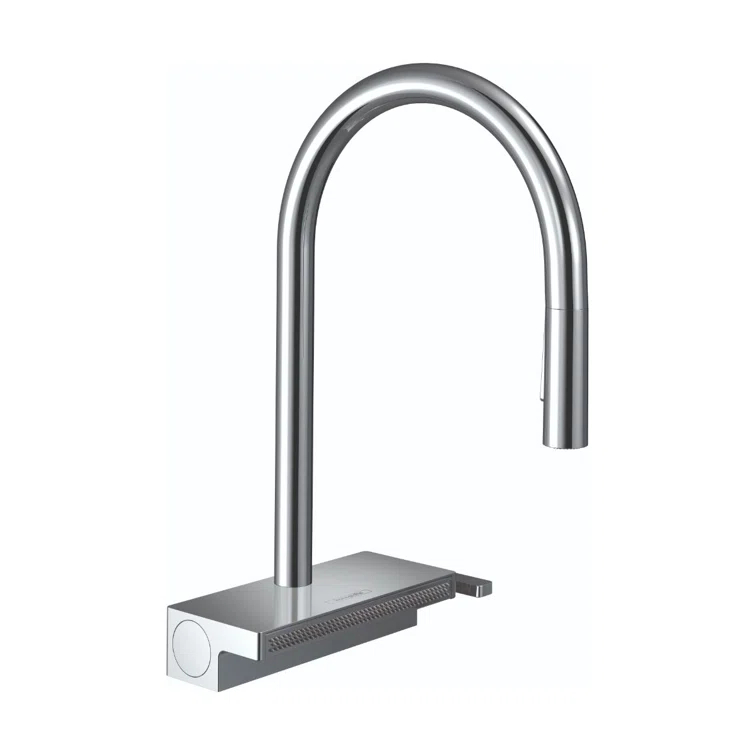 Aquno Select 3-Spray Kitchen Faucet with Pull-Down Spout, 1.75