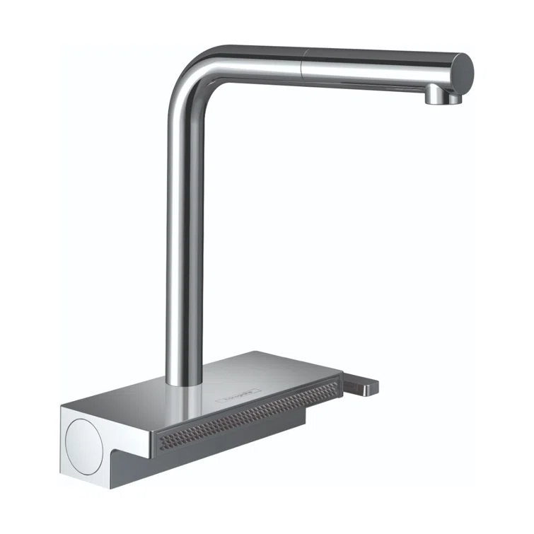 Aquno Select Kitchen Faucet with L-Shape 2-Spray Pull-Out Spout, 1.75
