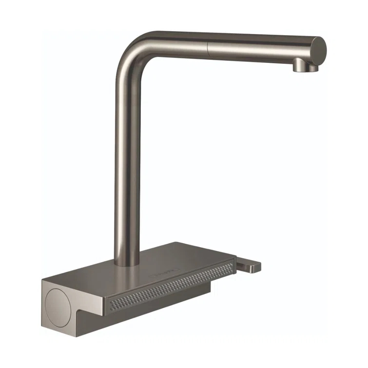 Aquno Select Kitchen Faucet with L-Shape 2-Spray Pull-Out Spout, 1.75
