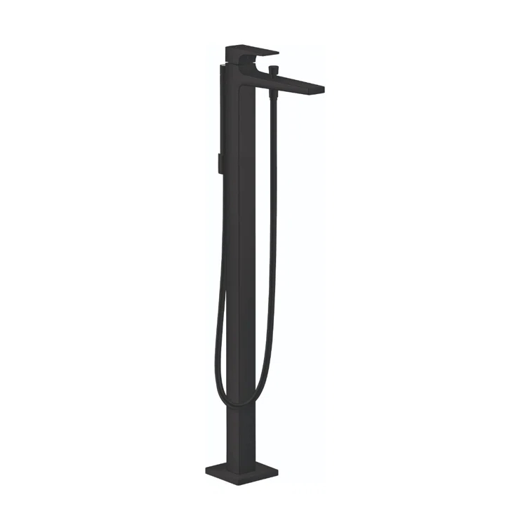 Metropol Freestanding Tub Filler Trim with Lever Handle and 1.75 GPM Handshower Trim Set Only
