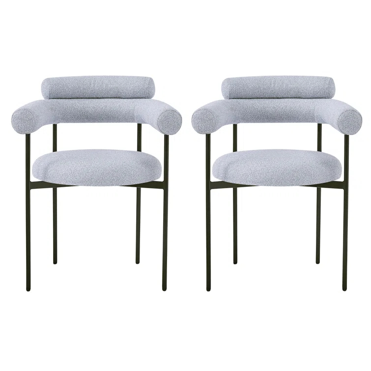 Christopher Knight Home Rylan Upholstered Armchair Dining Chairs
