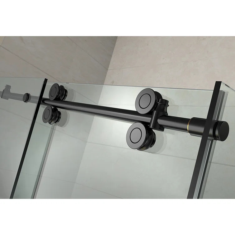 Langham 48" x 75" Rectangle Sliding Shower Enclosure