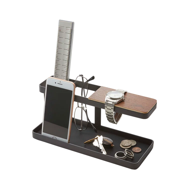 Yamazaki Home Countertop Spice Caddy, Storage And Organizer Rack, Steel, Anti-Slip Rubber Feet