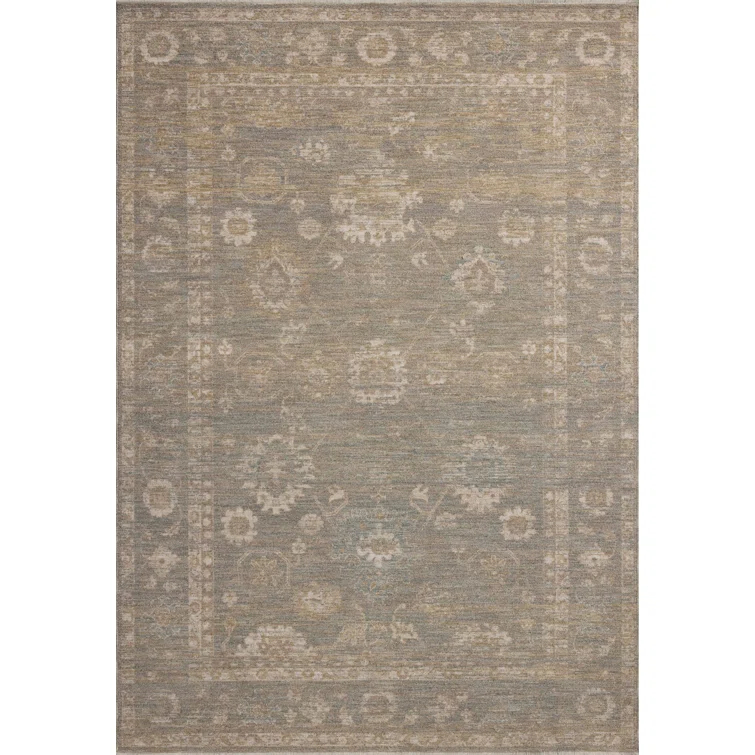 Chris Loves Julia x Loloi Louisa Lagoon / Ivory Area Rug