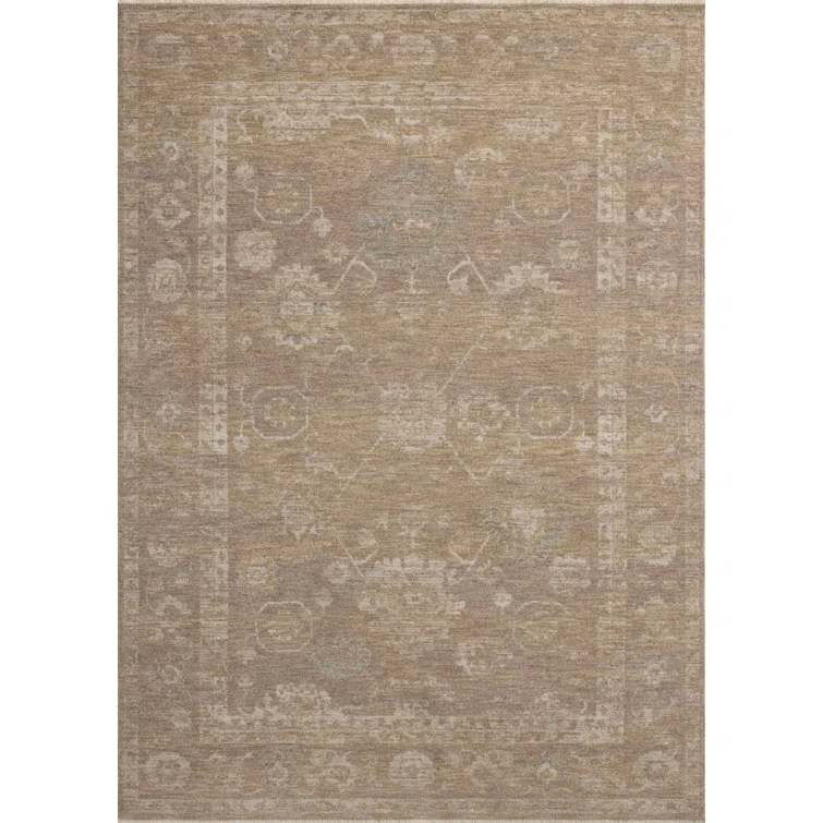 Chris Loves Julia x Loloi Louisa Taupe / Gold Area Rug