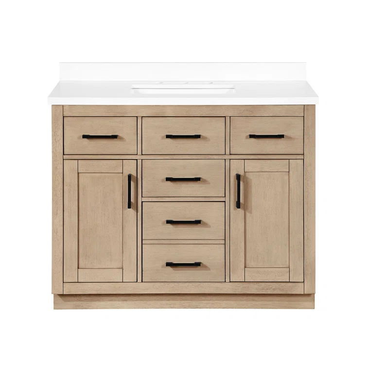 OVE Decors Bailey 42" Single Bathroom Vanity with Premium Countertop