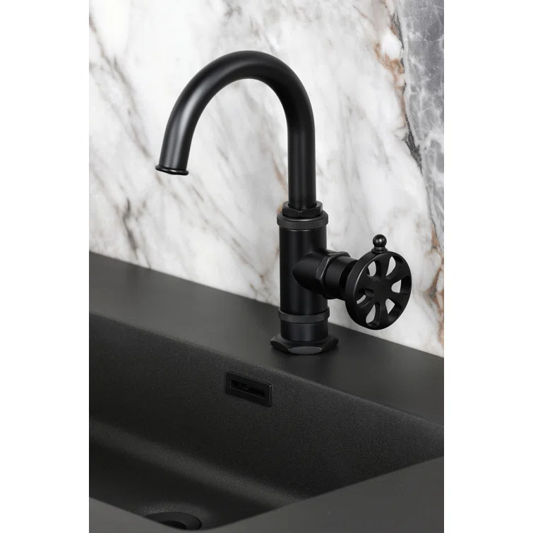 Kingston Brass Belknap Single-Handle 1-Hole Deck Mount Bathroom Faucet