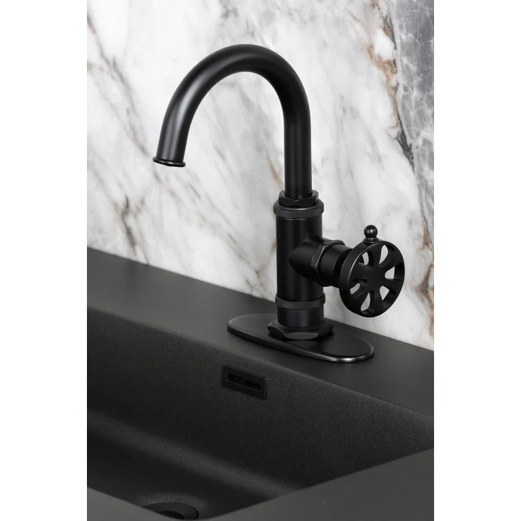 Kingston Brass Belknap Single-Handle 1-Hole Deck Mount Bathroom Faucet