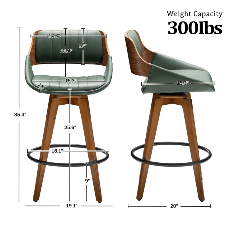 Jobani Swivel Counter Stool