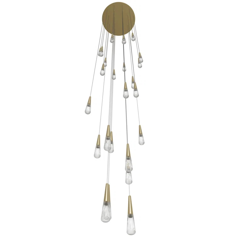 Avalon 25 - Light Dimmable Tiered Chandelier