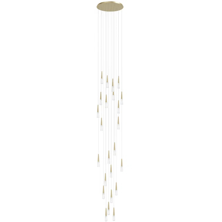 Avalon 25 - Light Dimmable Tiered Chandelier