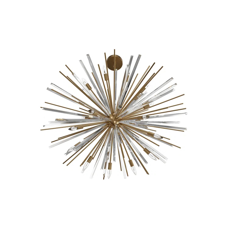 Palisades Ave 18 - Light Dimmable Sputnik Sphere Chandelier