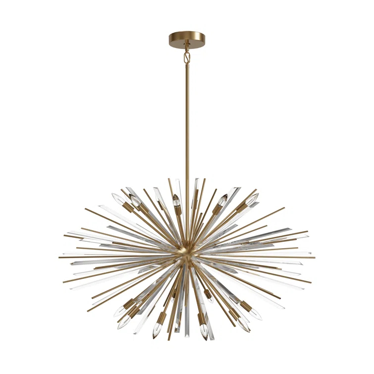 Palisades Ave 18 - Light Dimmable Sputnik Sphere Chandelier