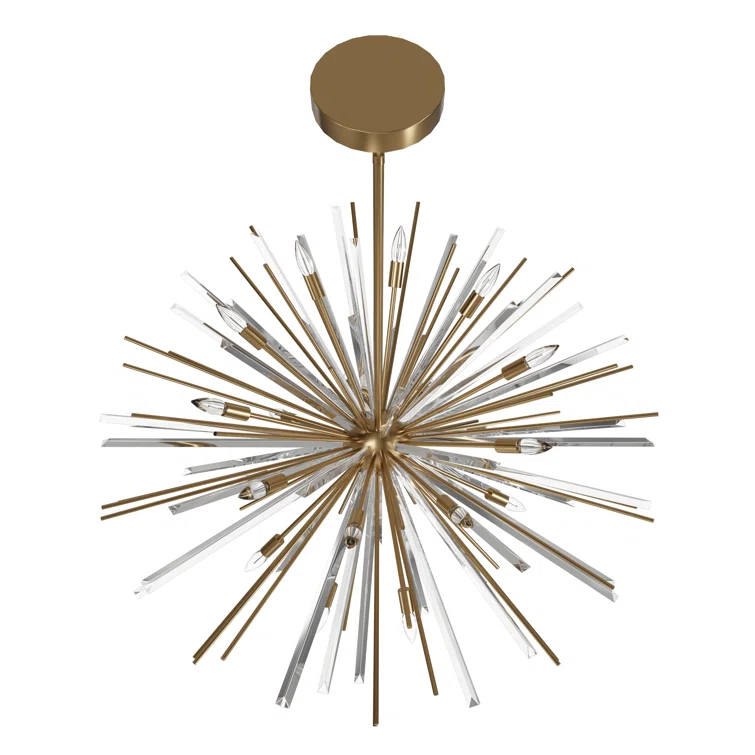 Palisades Ave 18 - Light Dimmable Sputnik Sphere Chandelier