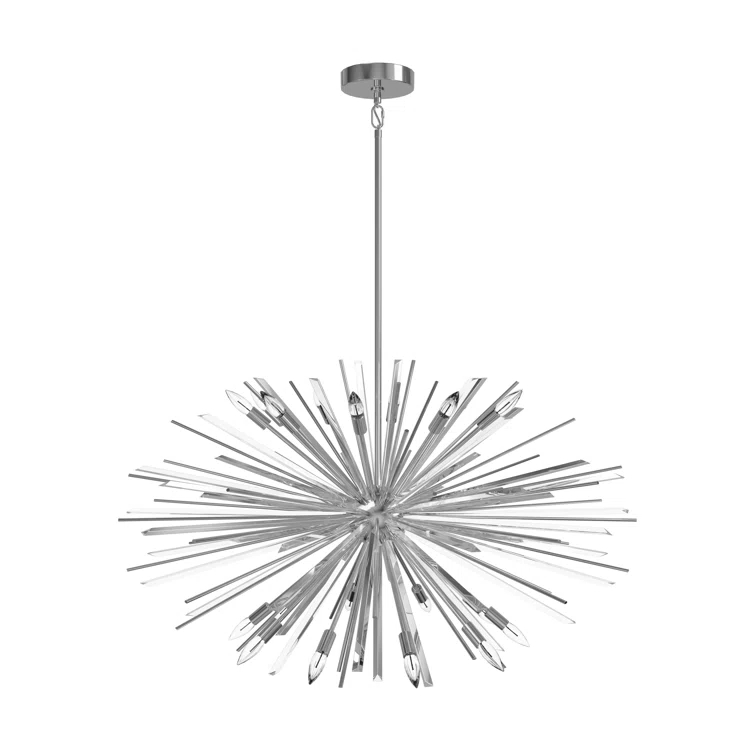 Palisades Ave 18 - Light Dimmable Sputnik Sphere Chandelier