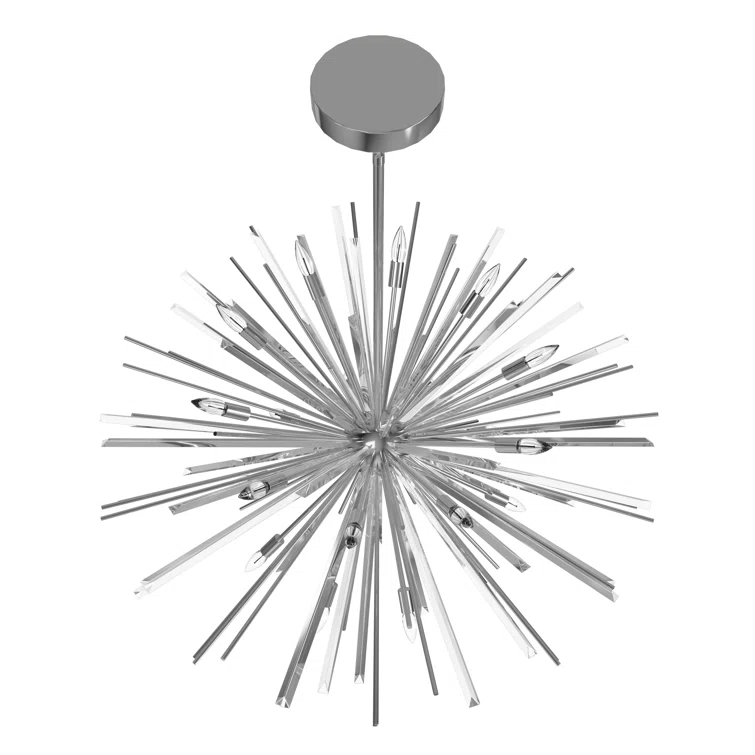 Palisades Ave 18 - Light Dimmable Sputnik Sphere Chandelier