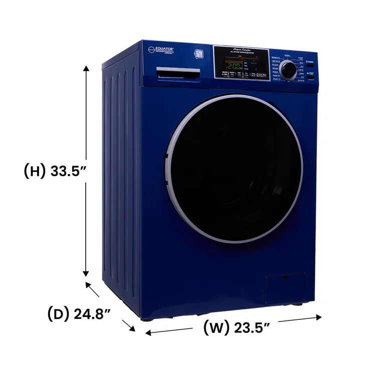 Equator All-In-One VENTED/VENTLESS Washer-Dryer 1.9cf/18lb SANITIZE 1400RPM 110V